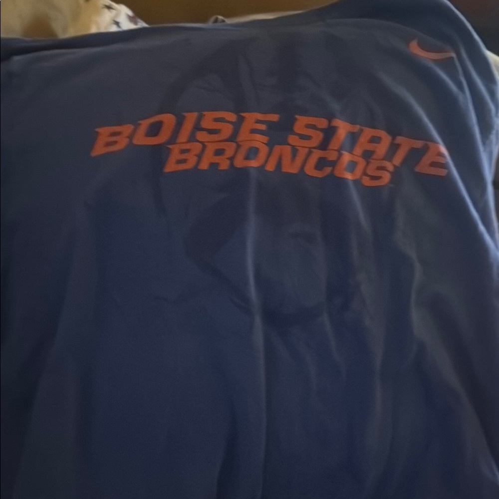 Nike Boise State Broncos Football Blue Shirt